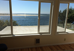 Ocean view from big windows