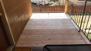 All Seasons Motel deck redone before painting