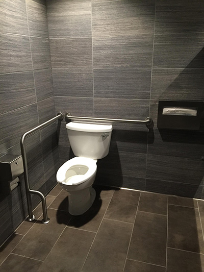 ADA Compliant bathroom in Commercial property